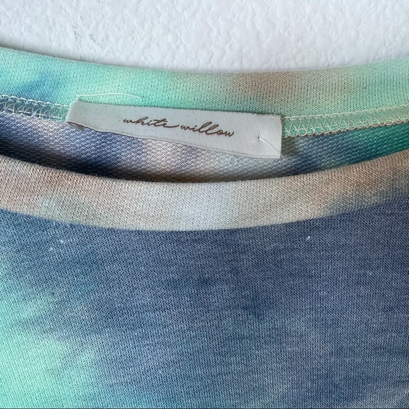 White Willow Tie Dye Long Sleeve Shirt Sz M - Picture 4 of 11
